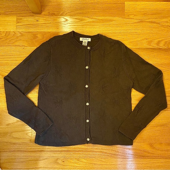EDDIE BAUER button cardigan sweater - Picture 10 of 10